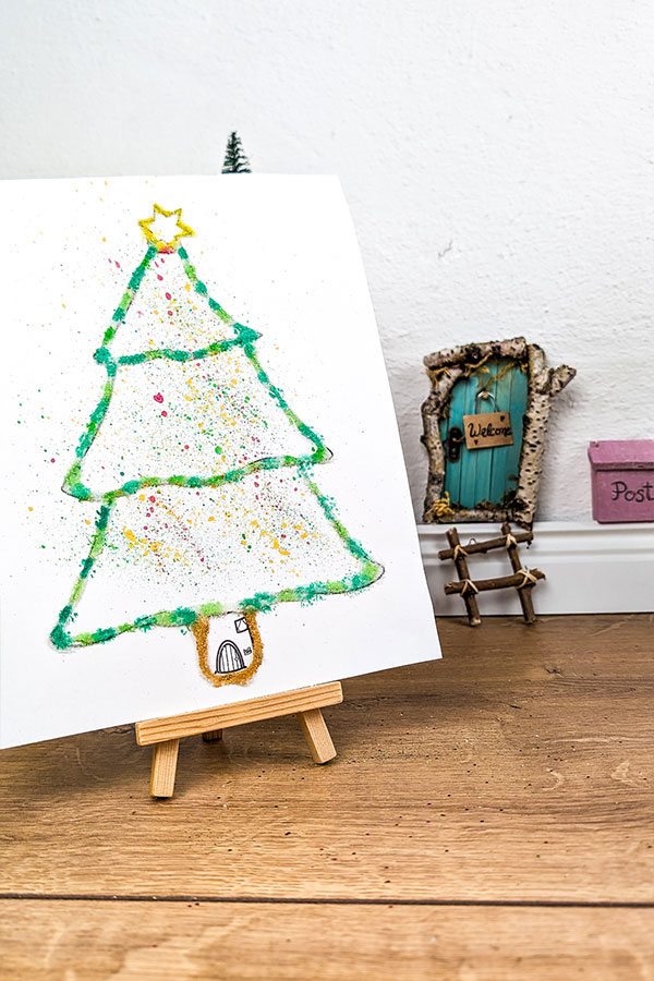 Beschäftigungsidee für deinen Wichtel: Wichtel Weihnachtsbaum