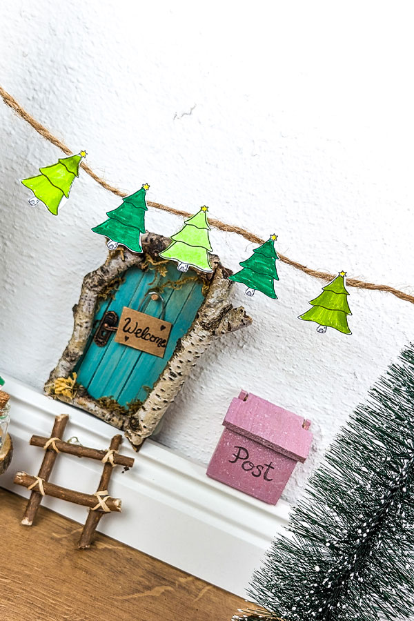 Beschäftigungsidee für deinen Wichtel: Wichtel Weihnachtsbaum